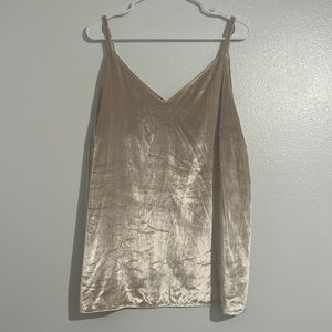 CHICOS velvet tank top